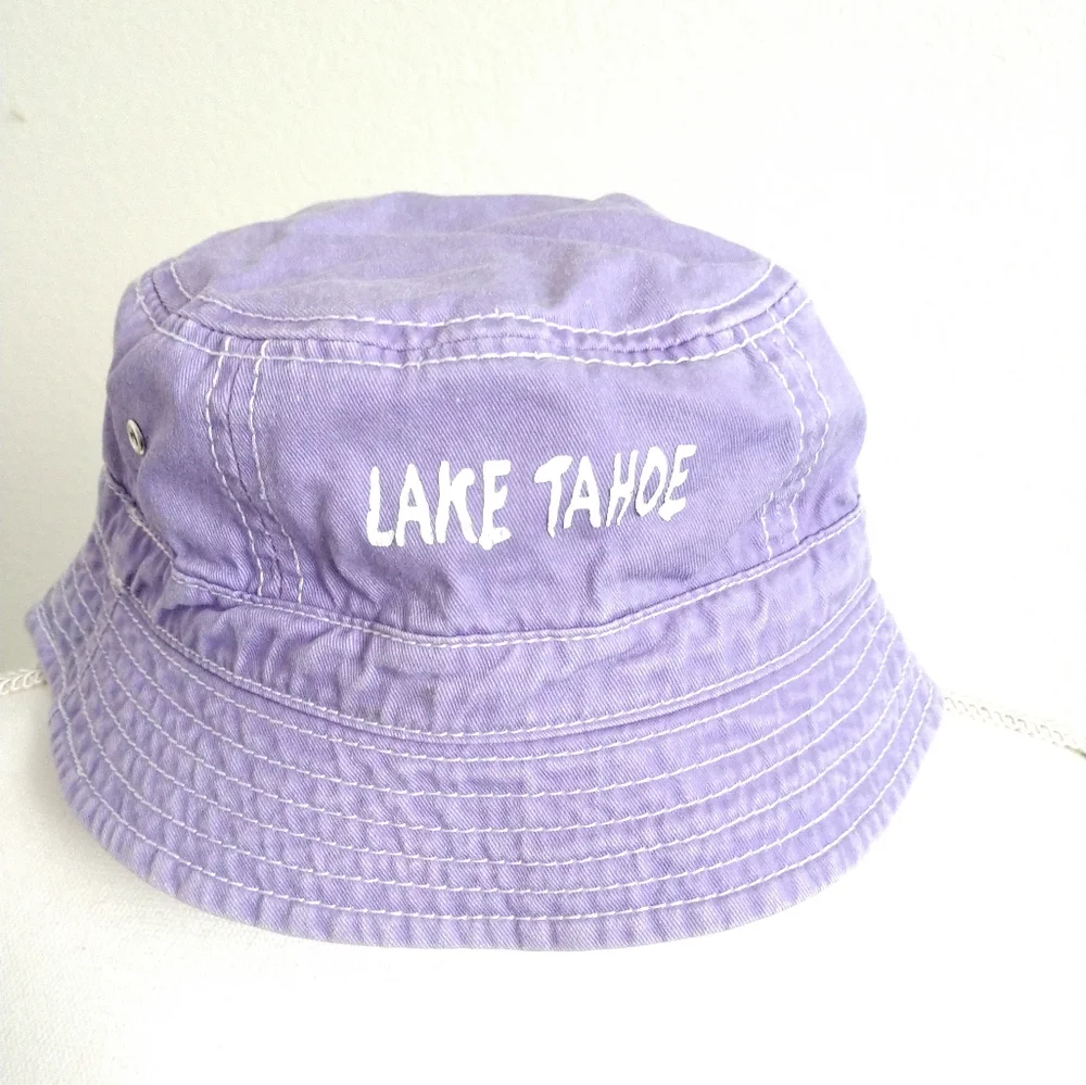 Lake Tahoe Small Girl's Bucket Hat Sun Hat Royal Resortwear Ages 3-5